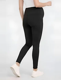 Women's Over the Belly Side Pocket Active Maternity Leggings - Motherhood