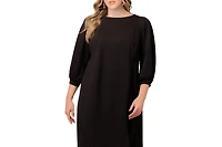 Kiyonna Plus Madison Sweater Knit Shift Dress