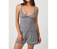 WeWoreWhat Women's Sleep Lettuce Edge Tank