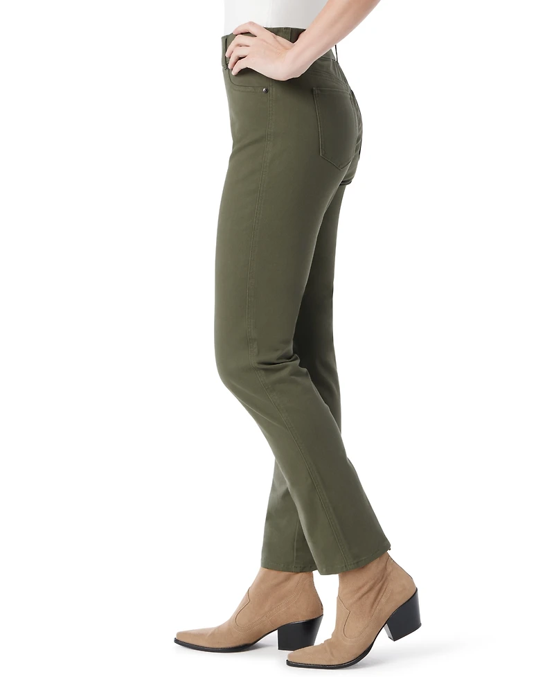Gloria Vanderbilt Women's Shape Effect Pull-On Straight-Leg Jeans