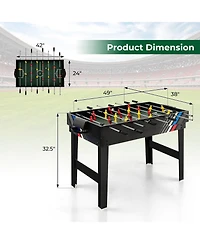 4-in-1 Multi-Game Table with Pool and Billiards