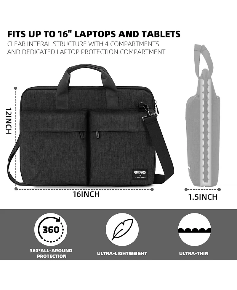 Acer 15.6 inch Laptop Shoulder Bag,Slim Shockproof Computer Sleeve Notebook Ultrabooks Carrying Case Handbag Cover Fit for Acer Asus Dell Lenovo Hp To
