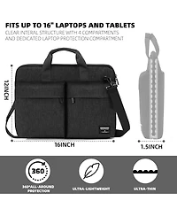 Acer 15.6 inch Laptop Shoulder Bag,Slim Shockproof Computer Sleeve Notebook Ultrabooks Carrying Case Handbag Cover Fit for Acer Asus Dell Lenovo Hp To