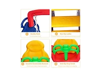 Akiudex 3-in-1 Toddler Climber and Swing Playset for Active Fun