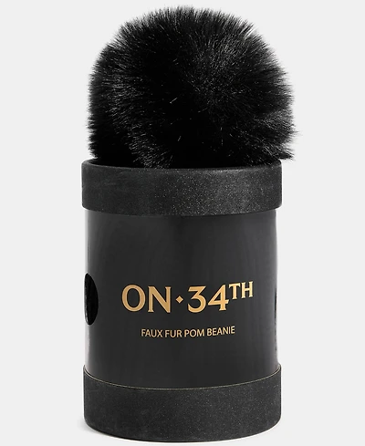 On 34th Boxed Rib-Knit Beanie, Macy's Exclusive