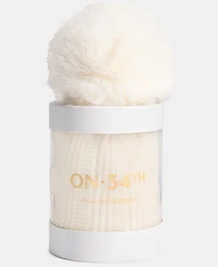 On 34th Boxed Rib-Knit Beanie, Macy's Exclusive