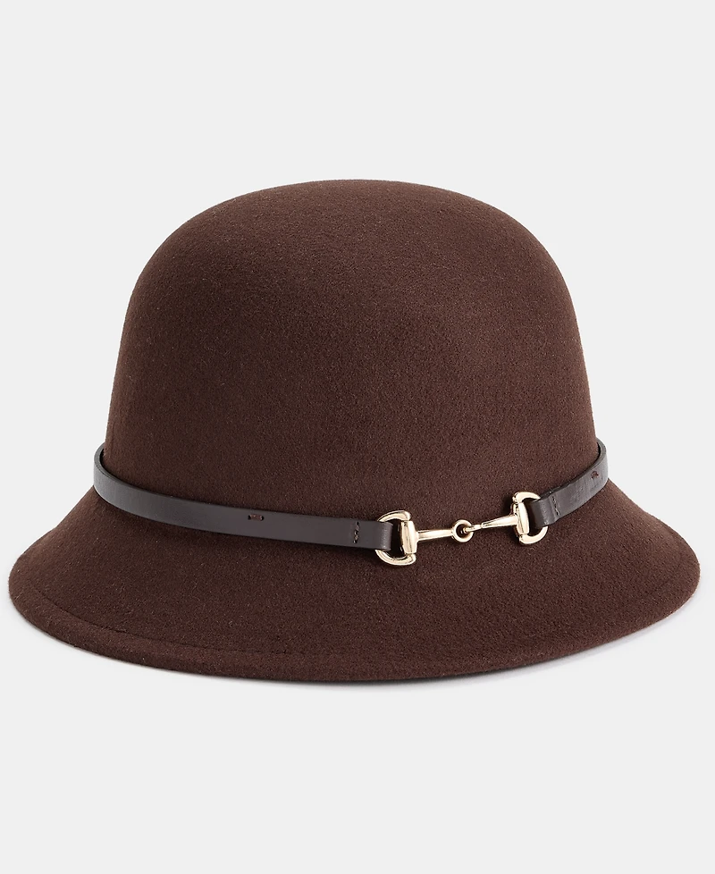 Giani Bernini Horsebit Felt Cloche Hat, Macy's Exclusive