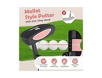Junior Mallet Putter Individual Golf Club for Kids Ages 11-14 - Pink