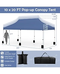 10x20 Ft Pop Up Canopy