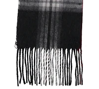 V. Fraas Men's Classic Plaid Cashmink Scarf