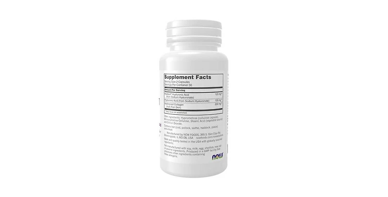 Now Foods Hydration Rescue (Hyaluronic Acid) ,60 Vegcaps