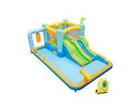 Inflatable Water Slide for Kids Ages 3-10 with 735W Blower