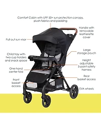Baby Trend Passport Cargo Travel System (with Ez-Lift Plus Infant Car Seat) - Black Bamboo