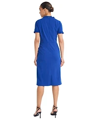Maggy London Women's Ruffled-Trim Sheath Dress