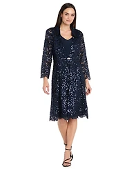 R & M Richards Women's V-Neck Dress