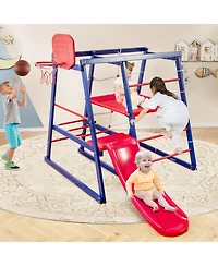 7-in-1 Metal Toddler Climbing Toy for Ages 3-7
