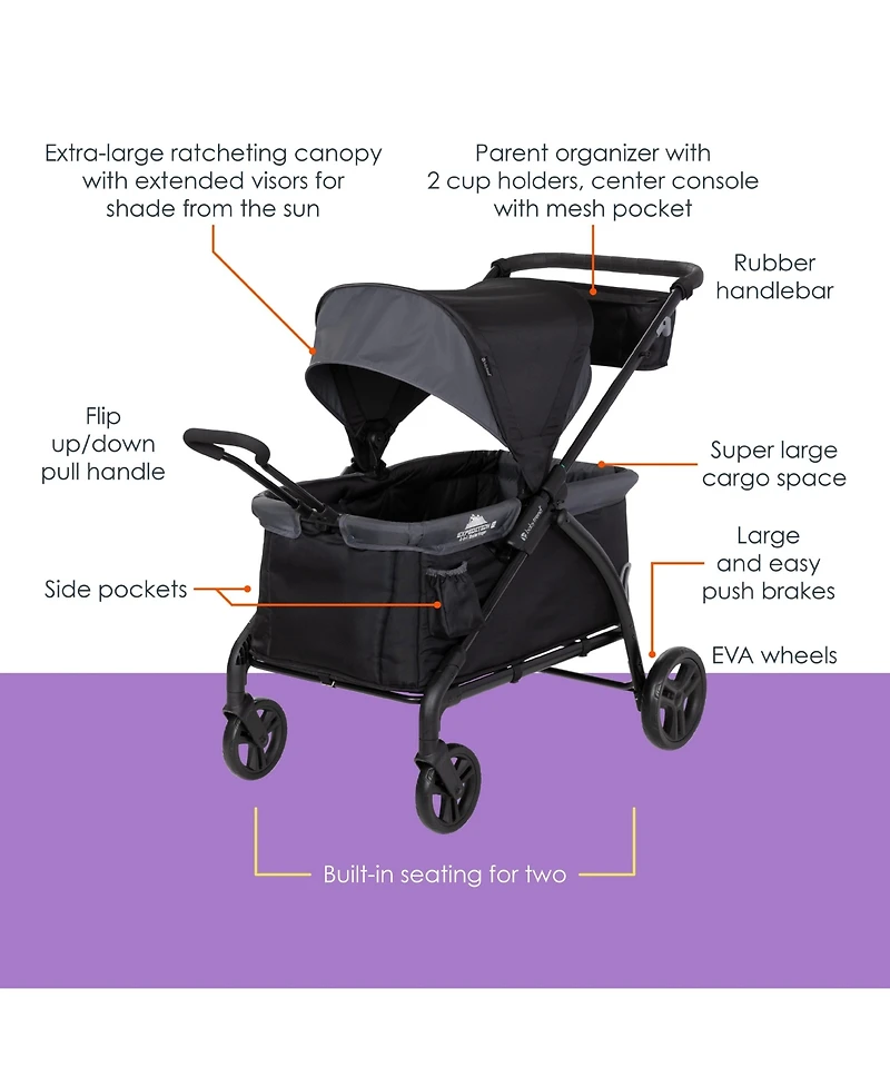 Baby Trend Baby Expedition Lte 2-In-1 Stroller Wagon - Desert Blue