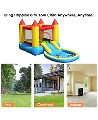 Kids Inflatable Bounce House Castle with Ball Pit and Carrying Bag