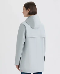 Hunter Women's Hooded Rubberized Waterproof Rain Coat