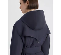 Hunter Women's Hooded Belt Trench Coat