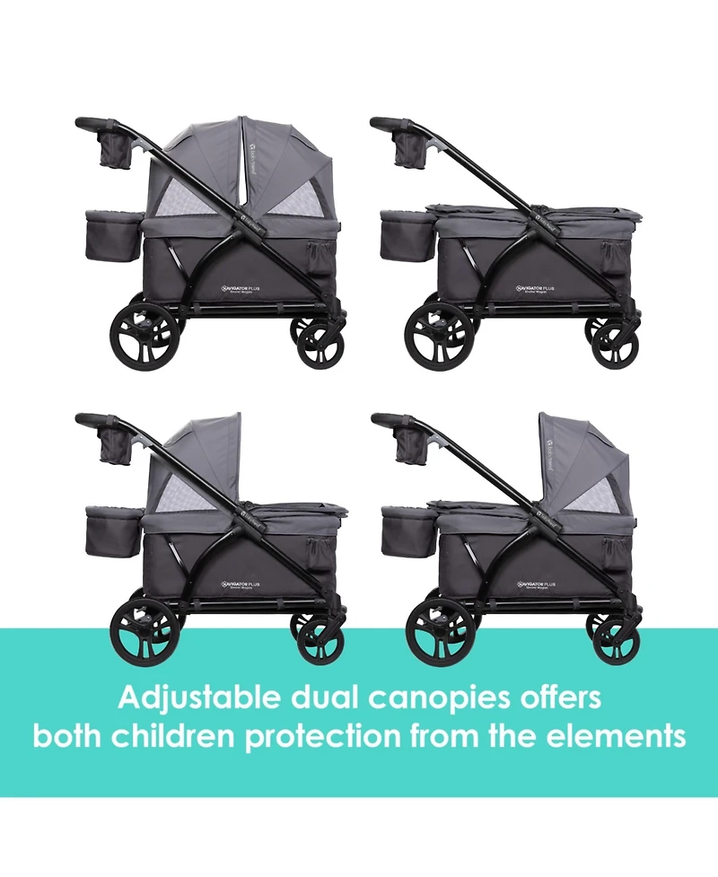 Baby Trend Baby Navigator 2-in-1 Stroller Wagon - Dash Plum