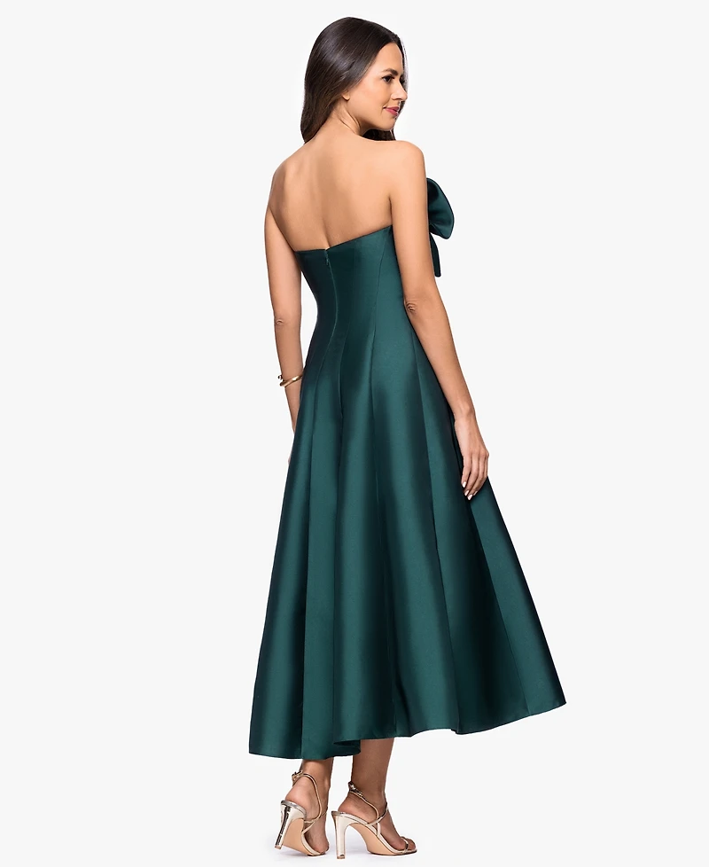 Betsy & Adam Women's Strapless Midi Dress