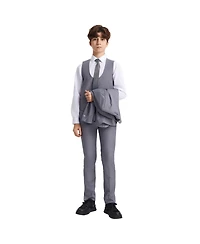 Stacy Adams Grey Stacy Adams 5 Pc Child - Big Boy Suits