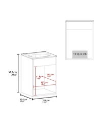 Fm Furniture Nelson Bathroom Floating Vanity, Wenge