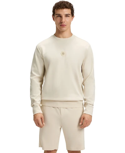 Boss by Hugo Boss Men's Monogram Cotton-Blend Sweatshirt