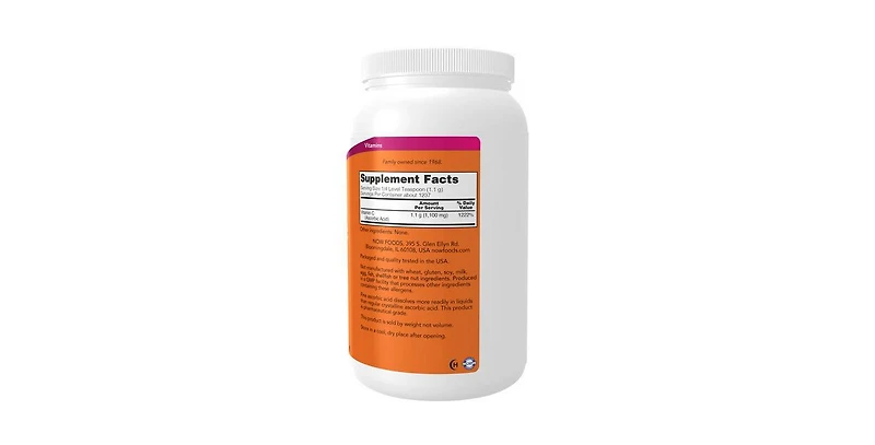 Now Foods Vitamin C Crystals Powder, 3 lbs