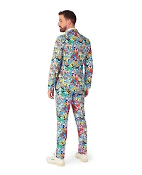 OppoSuits Men's Suit - Official SpongeBob Nickelodeon Clothing Multicolor
