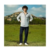 Campus Sutra Men's Wicker-Tactile Shirt