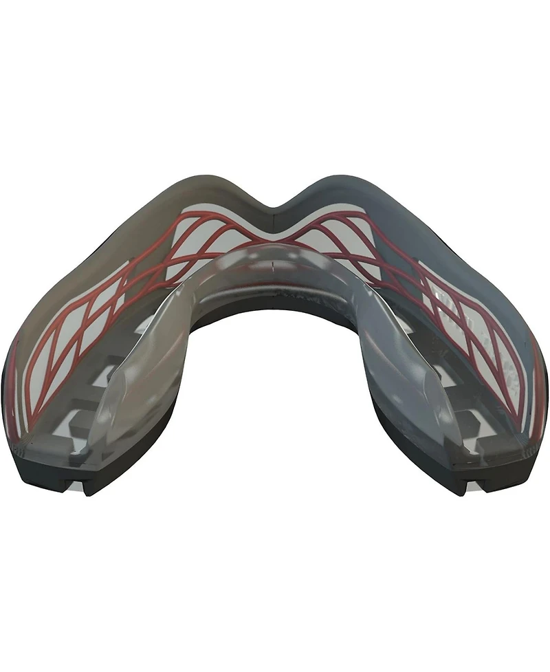 SafeJawz Nitro Triple Layer Shock Cage Sports Mouth Guard with Case and Disinfectant Spray Bundle Kit for Basketball, Football, Mma, Hockey, Wrestling