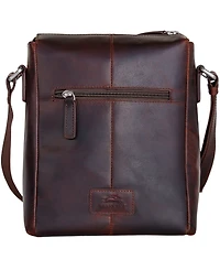 Mancini Men's Everyday Leather Crossbody Bag