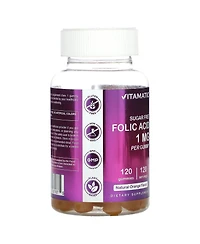 Vitamatic Sugar Free Folic Acid Natural Orange 1 mg