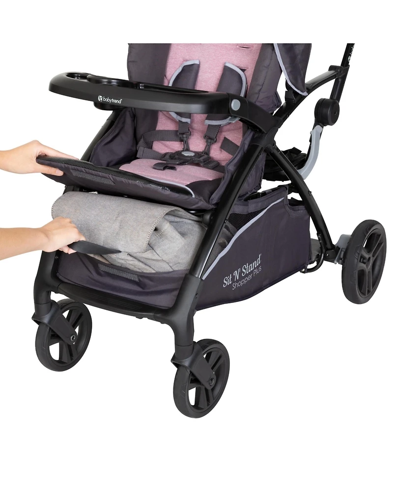 Baby Trend Sit N' Stand 5-In-1 Shopper Plus Stroller - Cassis