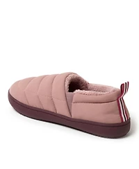 Dearfoams Women's Fern Ripstop Closed Back House Slipper