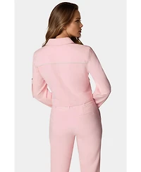 Bebe Women's Embellished Bomber Jacket