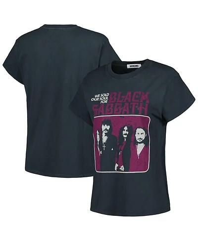 Daydreamer Women's Charcoal Black Sabbath Tour Graphic T-Shirt