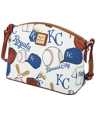 Dooney & Bourke Kansas City Royals Gameday Suki Crossbody with Medium Wristlet Handbag