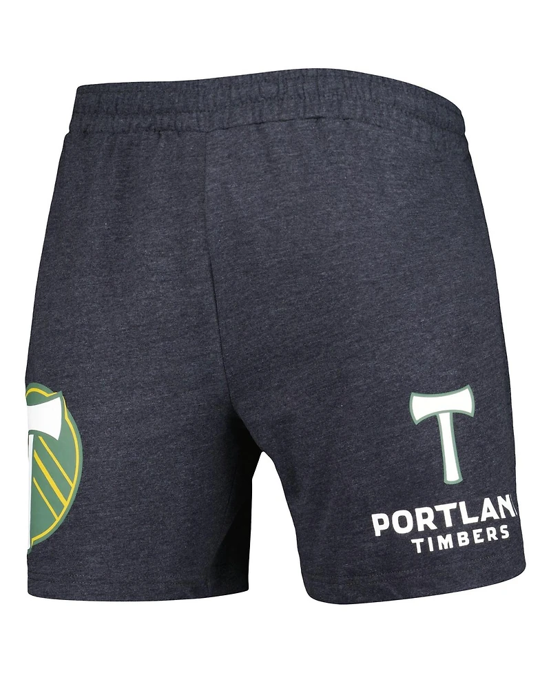 Concepts Sport Men's Charcoal Portland Timbers Multi-Logo Shorts