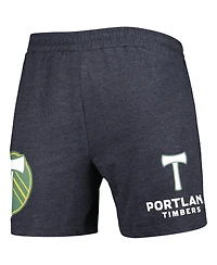Concepts Sport Men's Charcoal Portland Timbers Multi-Logo Shorts