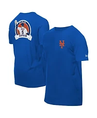 New Era Men's David Wright Royal New York Mets Retired Player Graphic T-Shirt