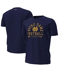 Under Armour Men's Navy Notre Dame Fighting Irish 2025 Sideline Football Performance T-Shirt