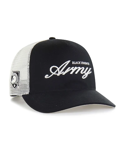 '47 Brand Men's and Women's Black Army Black Knights Contemporary Basics Foundation Trucker Hitch Adjustable Hat