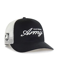 '47 Brand Men's and Women's Black Army Black Knights Contemporary Basics Foundation Trucker Hitch Adjustable Hat