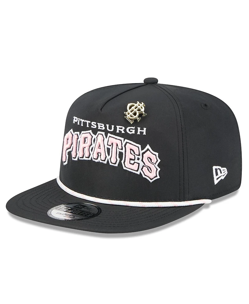 New Era Men's Black Pittsburgh Pirates 2025 Big League Chew Golfer Snapback Hat