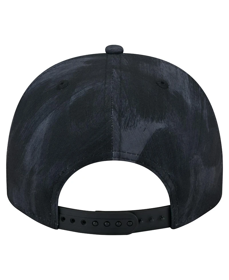New Era Men's Black Lafc Golfer Snapback Hat