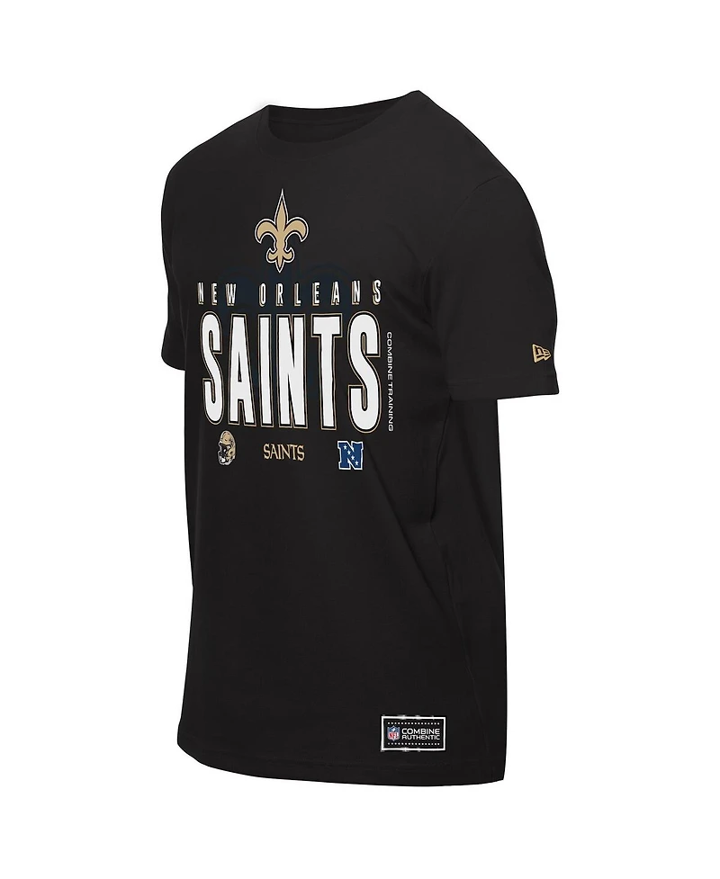 New Era Men's Black Orleans Saints 2025 Nfl Training Camp T-Shirt