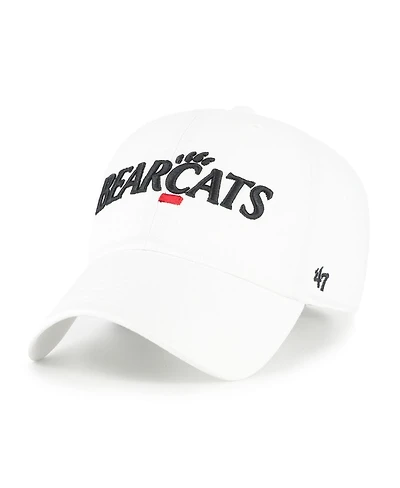 '47 Brand Men's White Cincinnati Bearcats Clean Up Adjustable Hat